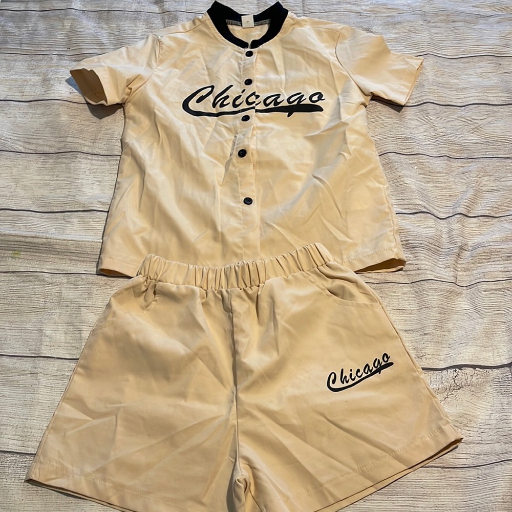 Boys size 9 Chicago Shein outfit